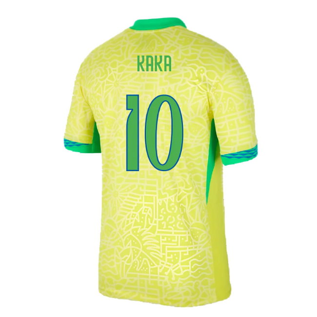 2024-2025 Brazil Home Dri-Fit ADV Match Shirt (Kaka 10)