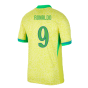 2024-2025 Brazil Home Dri-Fit ADV Match Shirt (Ronaldo 9)