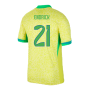 2024-2025 Brazil Home Shirt (Endrick 21)