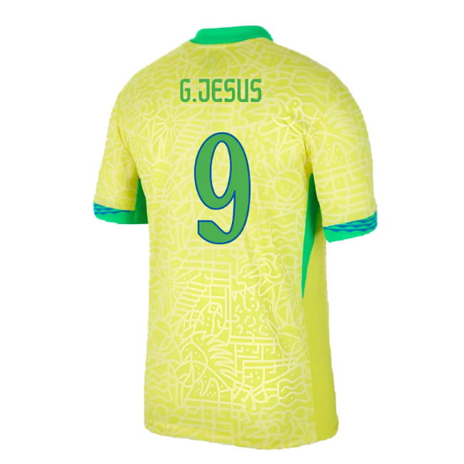 2024-2025 Brazil Home Shirt (G.Jesus 9)