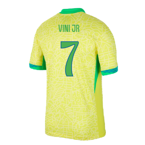 2024-2025 Brazil Home Shirt (Vini JR 7)