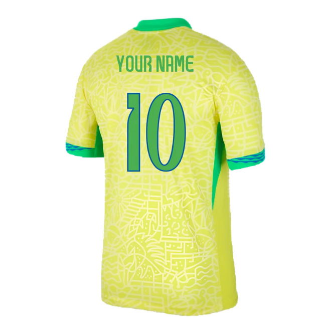 2024-2025 Brazil Home Shirt (Your Name)