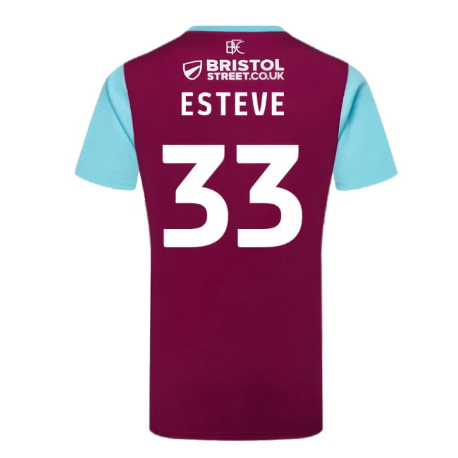 2024-2025 Burnley Home Shirt (Esteve 33)