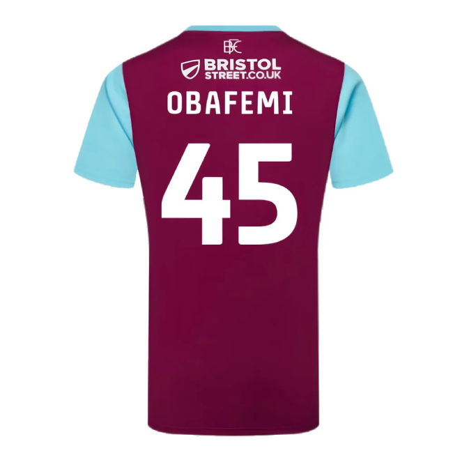 2024-2025 Burnley Home Shirt (Obafemi 45)