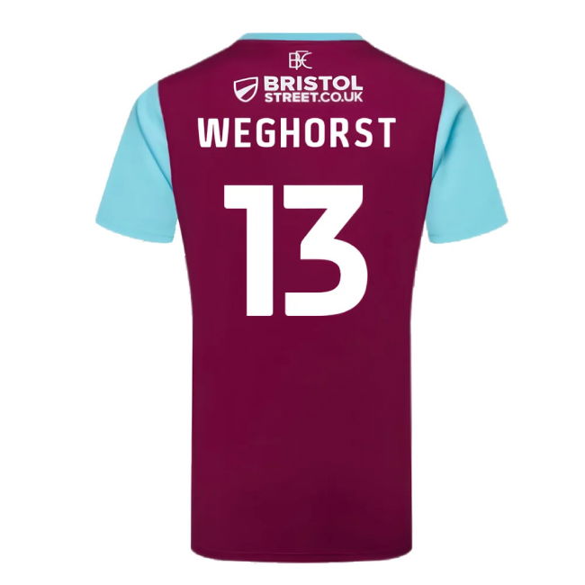 2024-2025 Burnley Home Shirt (Weghorst 13)