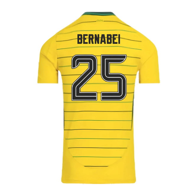 2024-2025 Celtic Away Shirt (No Sponsor) (Bernabei 25)