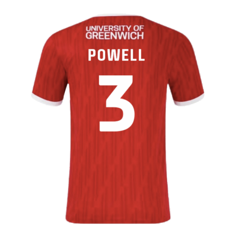 2024-2025 Charlton Athletic Home Shirt (Powell 3)