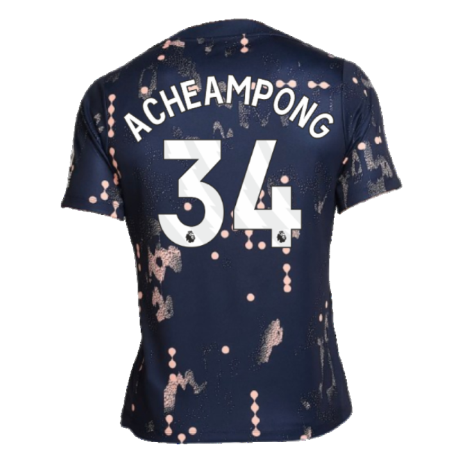 2024-2025 Chelsea Academy Pro Pre-Match Shirt (Obsidian) (Acheampong 34)