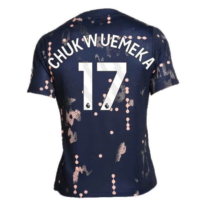 2024-2025 Chelsea Academy Pro Pre-Match Shirt (Obsidian) (Chukwuemeka 17)