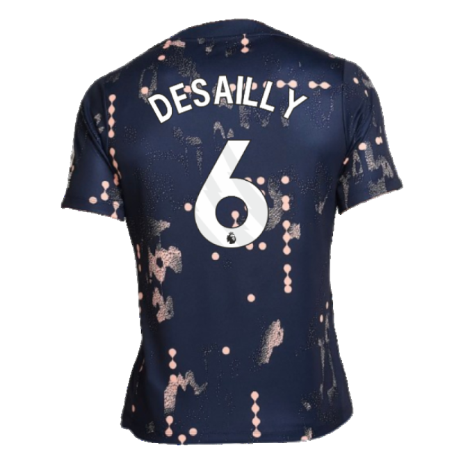 2024-2025 Chelsea Academy Pro Pre-Match Shirt (Obsidian) (Desailly 6)