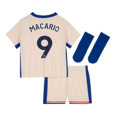 2024-2025 Chelsea Away Baby Kit (Macario 9)