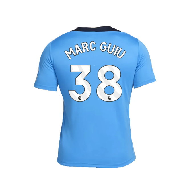 2024-2025 Chelsea Strike Dri-FIT Knit Shirt (Light Photo Blue) (Marc Guiu 38)