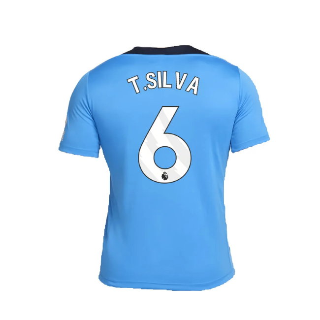 2024-2025 Chelsea Strike Dri-FIT Knit Shirt (Light Photo Blue) (T.Silva 6)