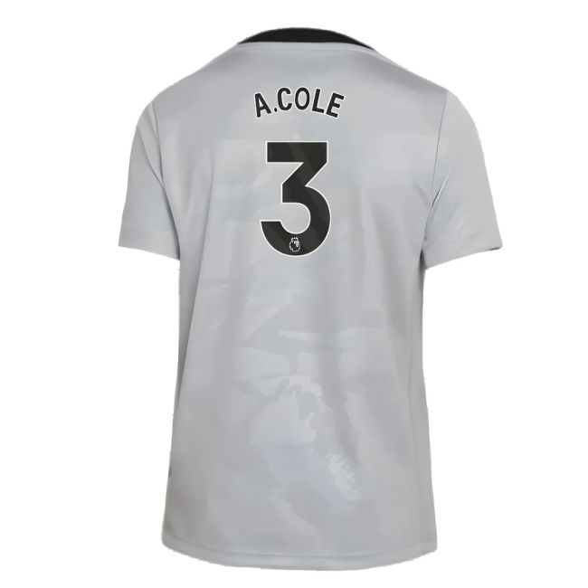 2024-2025 Chelsea Third Academy Pre-Match Shirt (Grey) - Kids (A.Cole 3)