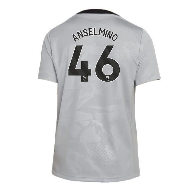 2024-2025 Chelsea Third Academy Pre-Match Shirt (Grey) - Kids (Anselmino 46)