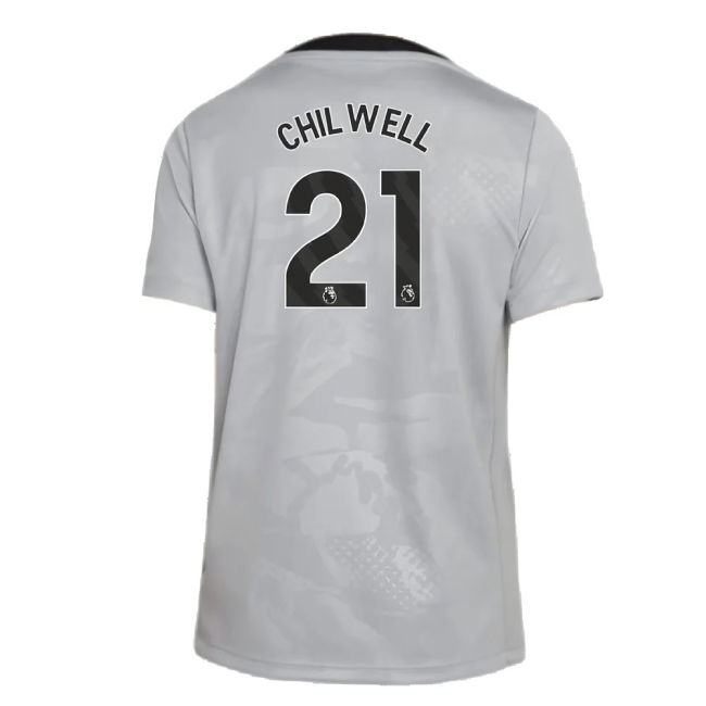 2024-2025 Chelsea Third Academy Pre-Match Shirt (Grey) - Kids (Chilwell 21)