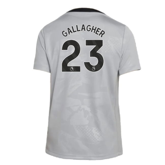 2024-2025 Chelsea Third Academy Pre-Match Shirt (Grey) - Kids (Gallagher 23)