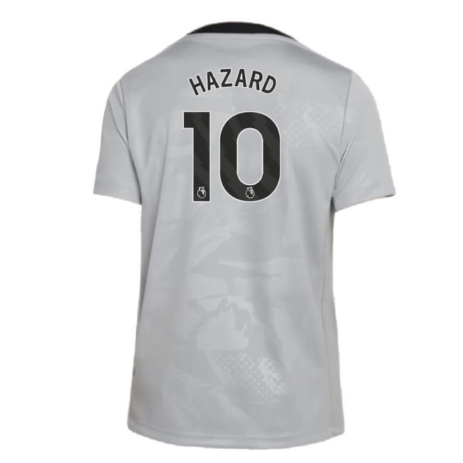 2024-2025 Chelsea Third Academy Pre-Match Shirt (Grey) - Kids (Hazard 10)