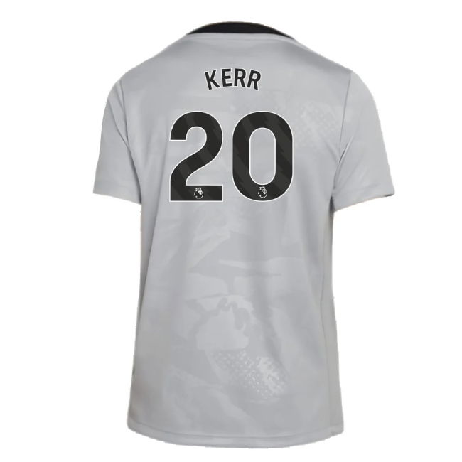 2024-2025 Chelsea Third Academy Pre-Match Shirt (Grey) - Kids (Kerr 20)