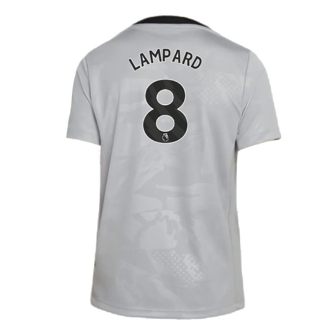 2024-2025 Chelsea Third Academy Pre-Match Shirt (Grey) - Kids (Lampard 8)