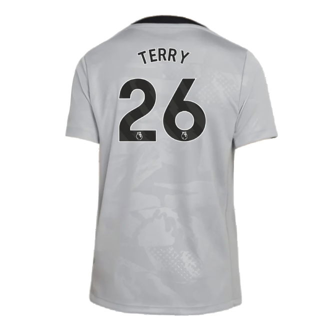 2024-2025 Chelsea Third Academy Pre-Match Shirt (Grey) - Kids (Terry 26)