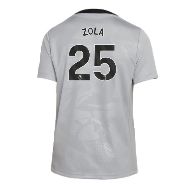 2024-2025 Chelsea Third Academy Pre-Match Shirt (Grey) - Kids (Zola 25)