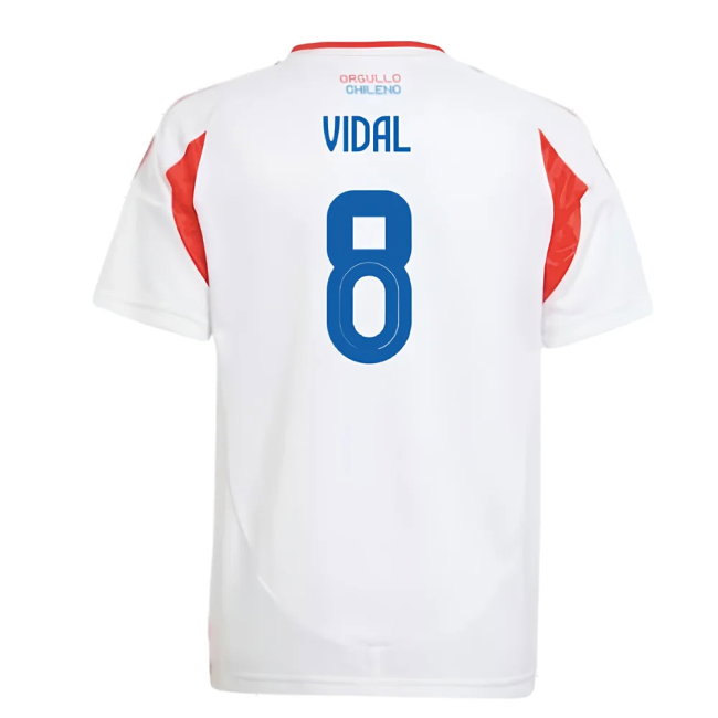 2024-2025 Chile Away Shirt (Kids) (VIDAL 8)