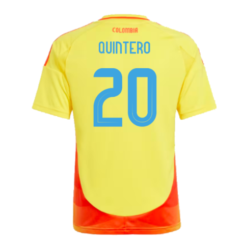 2024-2025 Colombia Home Shirt (Kids) (QUINTERO 20)