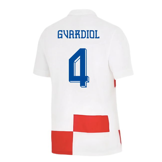 2024-2025 Croatia Home Shirt (Gvardiol 4)