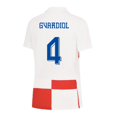 2024-2025 Croatia Home Shirt (Womens) (Gvardiol 4)