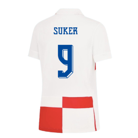 2024-2025 Croatia Home Shirt (Womens) (Suker 9)