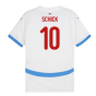 2024-2025 Czech Republic Away Shirt (Schick 10)