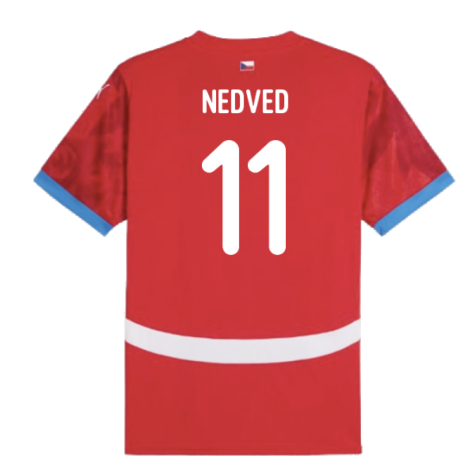 2024-2025 Czech Republic Home Shirt (Nedved 11)