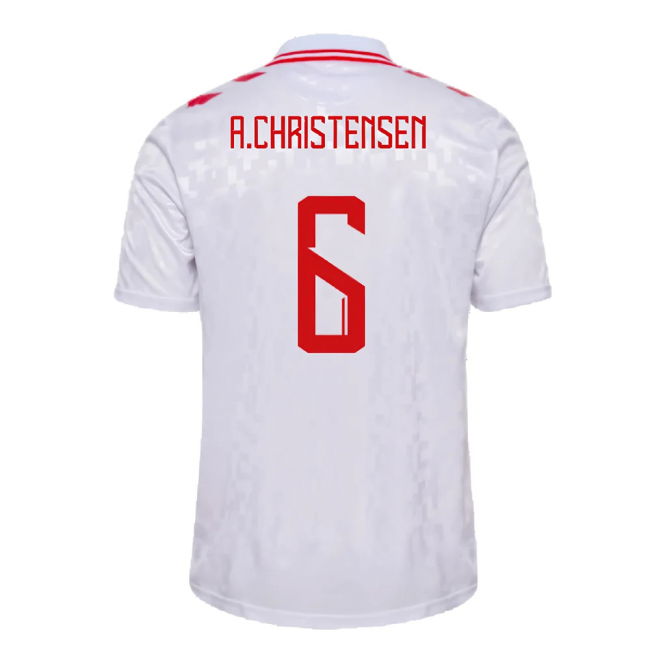 2024-2025 Denmark Away Shirt (A.Christensen 6)