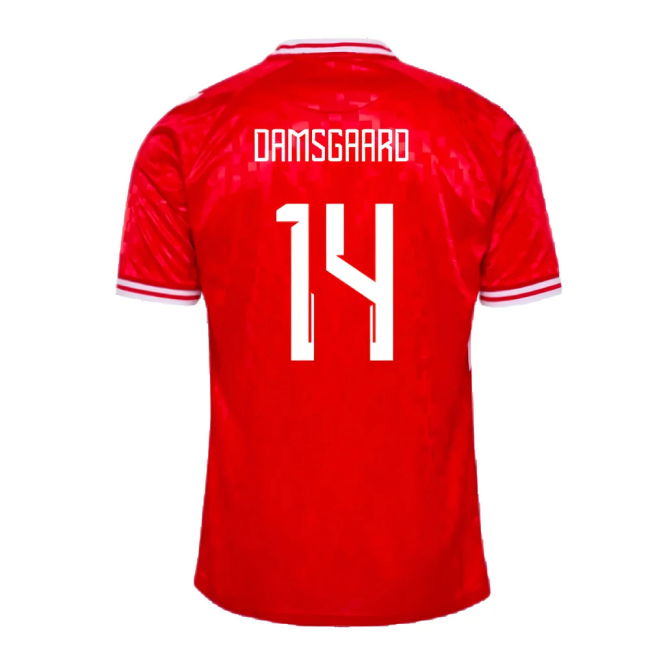 2024-2025 Denmark Home Shirt (Damsgaard 14)