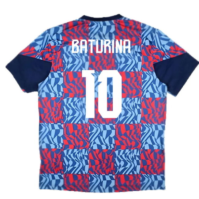 2024-2025 Dinamo Zagreb Matchday Tee (Blue) (Baturina 10)