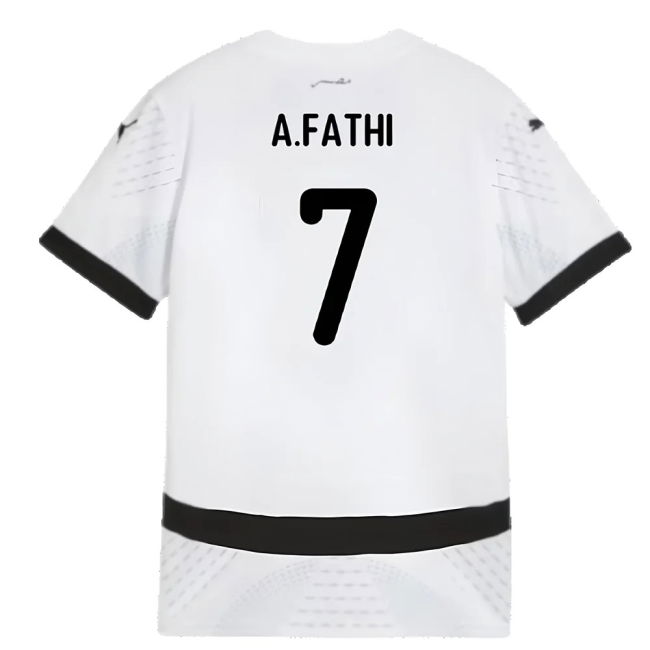 2024-2025 Egypt Away Shirt (Kids) (A.Fathi 7)