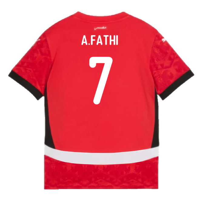 2024-2025 Egypt Home Shirt (Kids) (A.Fathi 7)
