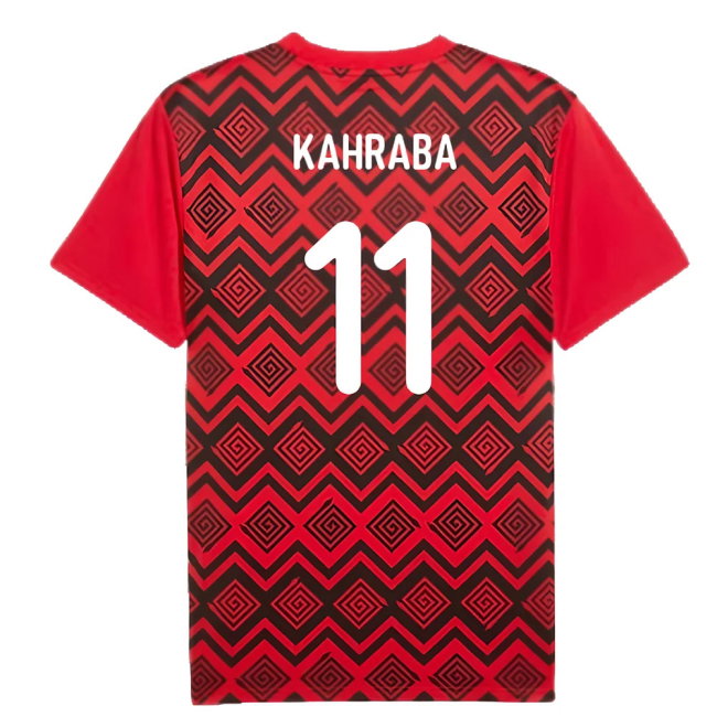 2024-2025 Egypt Prematch SS Jersey (Red) (Kahraba 11)