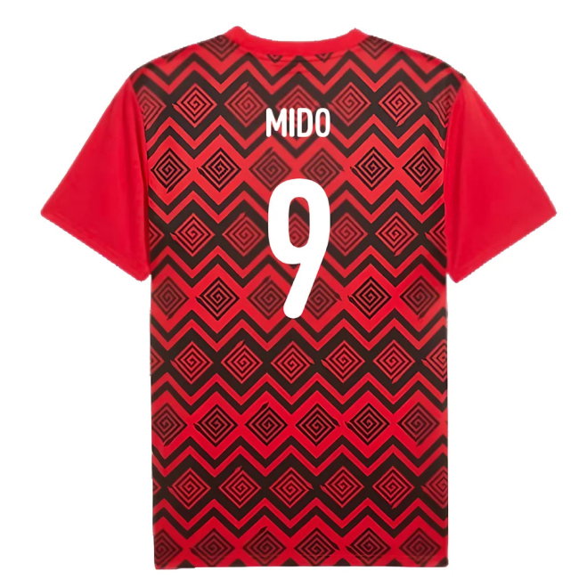 2024-2025 Egypt Prematch SS Jersey (Red) (Mido 9)