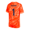2024-2025 England Home Goalkeeper Shirt (Orange) - Kids (Seaman 1)