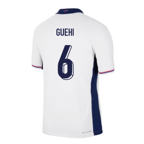 2024-2025 England Home Match Dri-Fit ADV Authentic Shirt (Guehi 6)