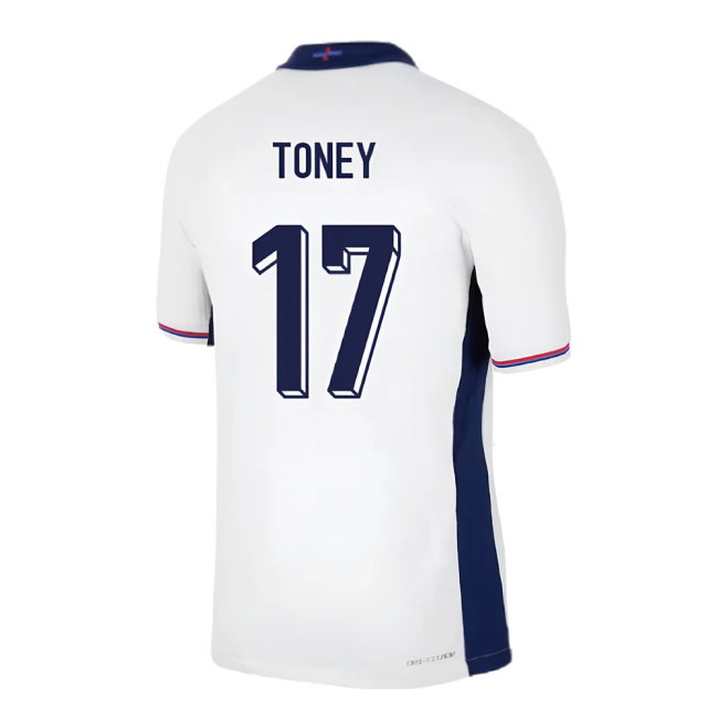 2024-2025 England Home Match Dri-Fit ADV Authentic Shirt (Toney 17)