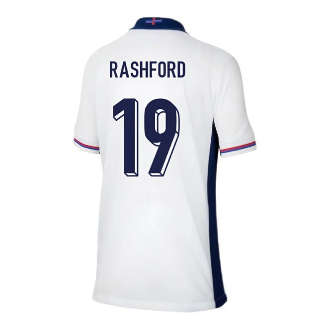 2024-2025 England Home Shirt (Kids) (Rashford 19)