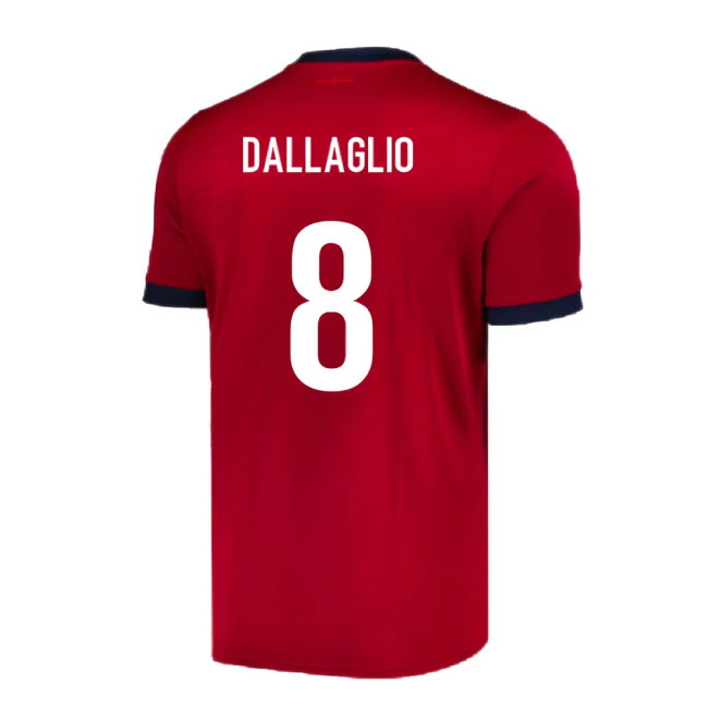 2024-2025 England Rugby Alternate Replica Jersey (Dallaglio 8)