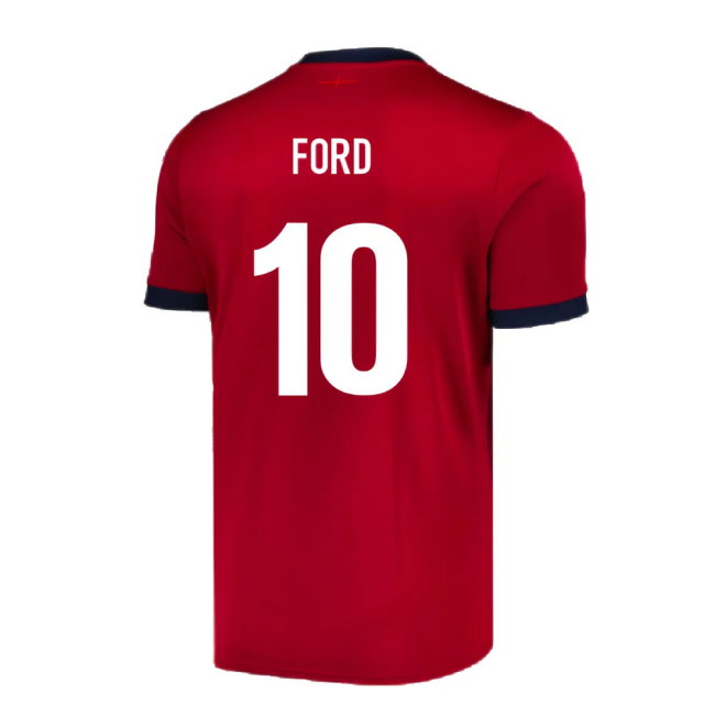2024-2025 England Rugby Alternate Replica Jersey (Ford 10)