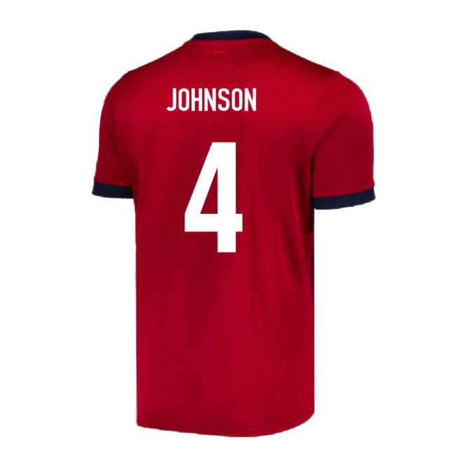 2024-2025 England Rugby Alternate Replica Jersey (Johnson 4)