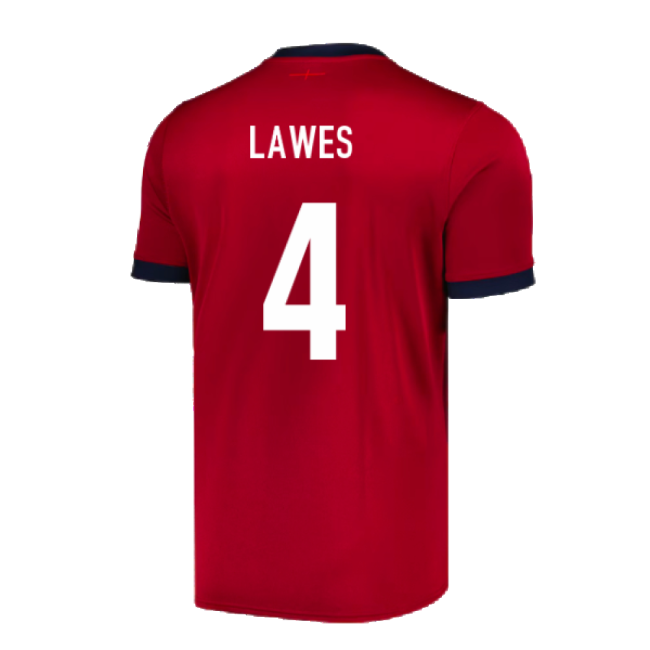 2024-2025 England Rugby Alternate Replica Jersey (Lawes 4)