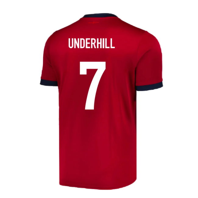 2024-2025 England Rugby Alternate Replica Jersey (Underhill 7)