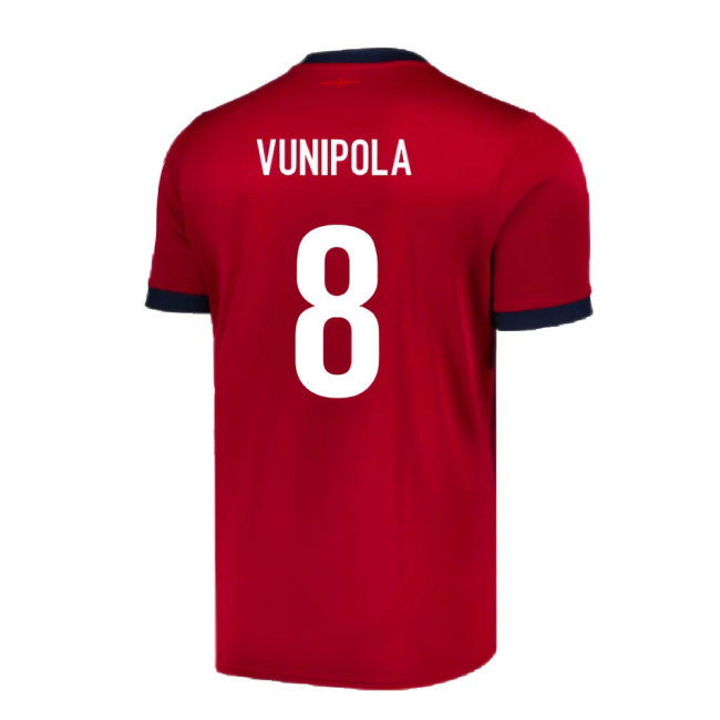 2024-2025 England Rugby Alternate Replica Jersey (Vunipola 8)